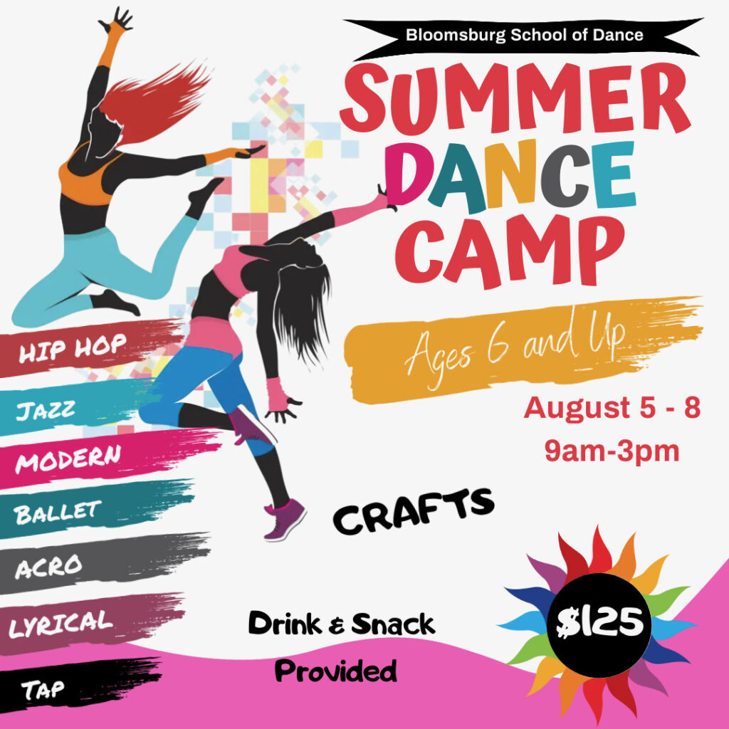 Summer Dance Camp-Bloomsburg School of Dance