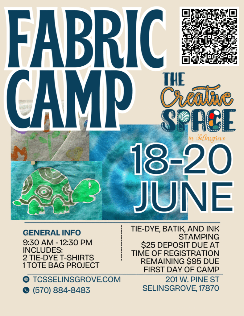 Fabric Camp-The Creative Space (Selinsgrove)