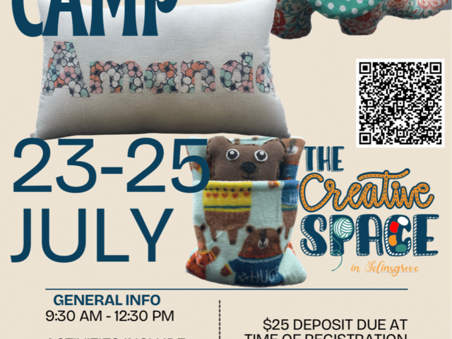 Sewing Camp-The Creative Space (Selinsgrove)