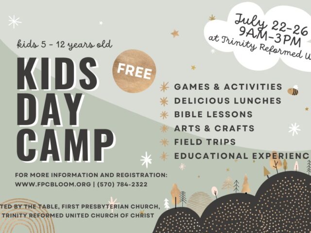 Kid's Day Camp- First Presbyterian Church (Bloomsburg)