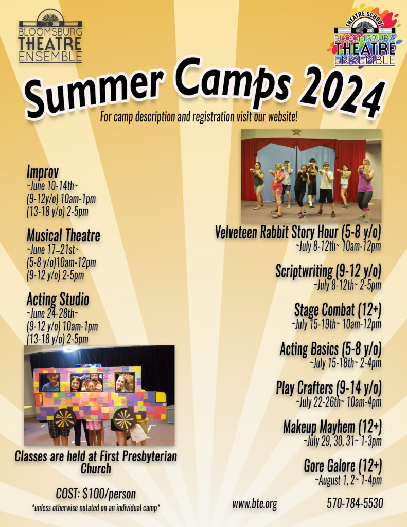 Improv Camp- Bloomsburg Theatre Ensemble